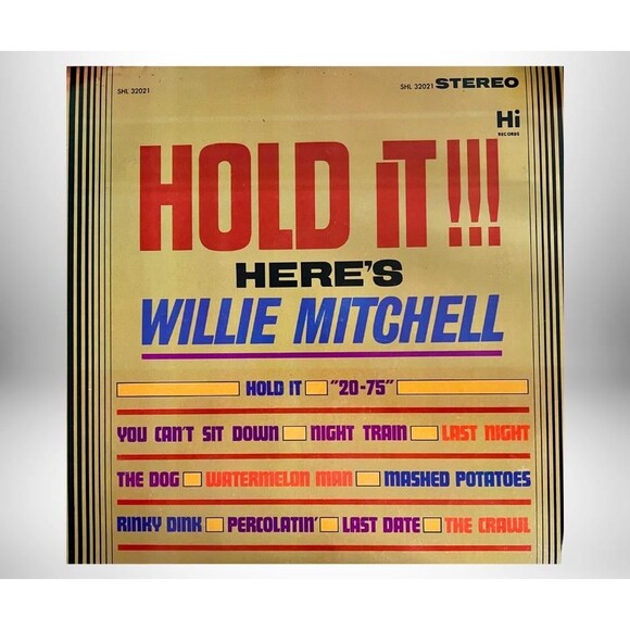1965 Willie Mitchell "HOLD IT!!!" LP - A+ Vintage Condition - Funk and Soul Jazz - Picture 1 of 4
